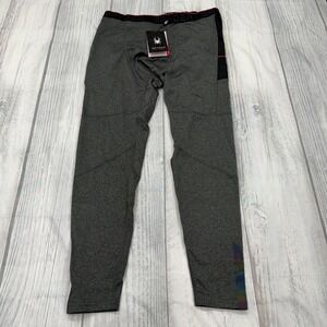 NWT Spyder Active‎ ProWeb Base Layer Pants XL Gray Ski Snowboard Mens $78